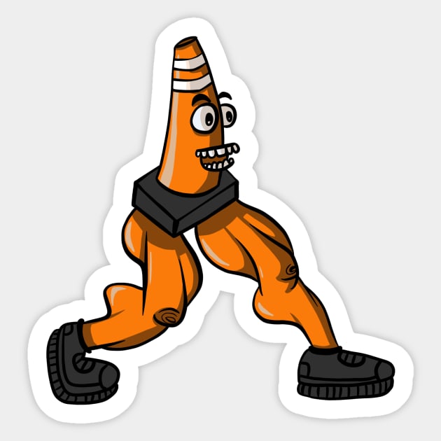 Conelegs Sticker by revjosh